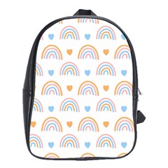 Rainbow Pattern School Bag (large) by ConteMonfrey