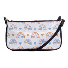 Rainbow Pattern Shoulder Clutch Bag by ConteMonfrey