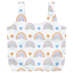 Rainbow Pattern Full Print Recycle Bag (xxl) by ConteMonfrey