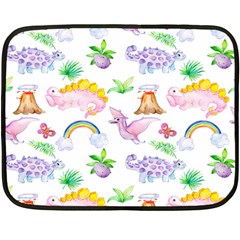 Dinosaurs Are Our Friends  Fleece Blanket (mini) by ConteMonfrey