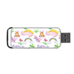 Dinosaurs Are Our Friends  Portable USB Flash (Two Sides) Front