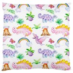 Dinosaurs Are Our Friends  Standard Flano Cushion Case (One Side) Front