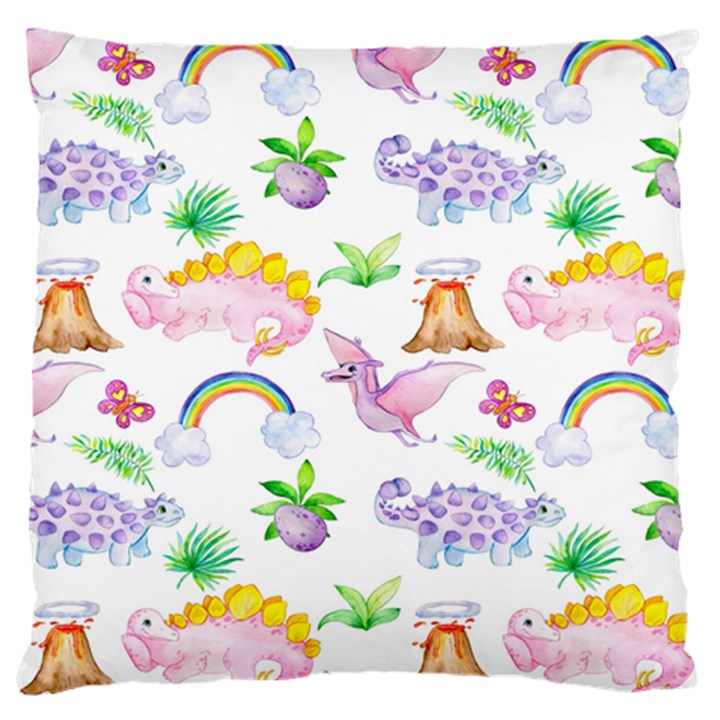 Dinosaurs Are Our Friends  Standard Flano Cushion Case (One Side)