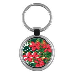 Tulips Design Key Chain (round) by designsbymallika