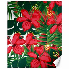 Tulips Design Canvas 11  X 14  by designsbymallika