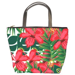 Tulips Design Bucket Bag by designsbymallika