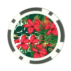 Tulips Design Poker Chip Card Guard (10 Pack) by designsbymallika