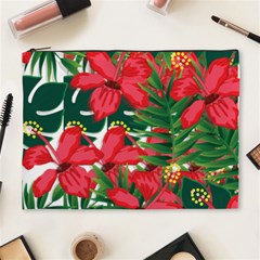 Tulips Design Cosmetic Bag (xl) by designsbymallika