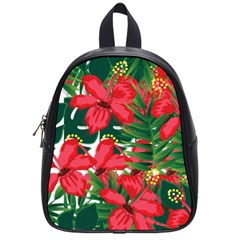 Tulips Design School Bag (small) by designsbymallika