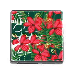 Tulips Design Memory Card Reader (square 5 Slot) by designsbymallika