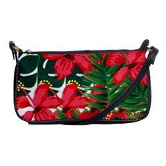 Tulips Design Shoulder Clutch Bag by designsbymallika