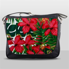 Tulips Design Messenger Bag by designsbymallika