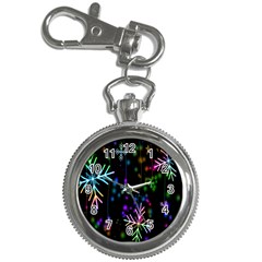 Snowflakes Lights Key Chain Watches