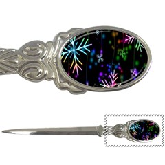 Snowflakes Lights Letter Opener