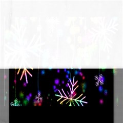 Snowflakes Lights Rectangular Jigsaw Puzzl