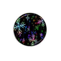 Snowflakes Lights Hat Clip Ball Marker