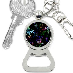 Snowflakes Lights Bottle Opener Key Chain