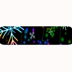 Snowflakes Lights Large Bar Mats