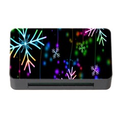 Snowflakes Lights Memory Card Reader with CF