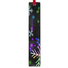 Snowflakes Lights Large Book Marks