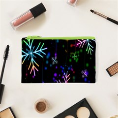 Snowflakes Lights Cosmetic Bag (XS)