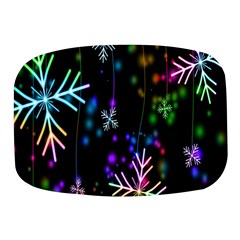 Snowflakes Lights Mini Square Pill Box