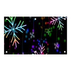 Snowflakes Lights Banner and Sign 5  x 3 