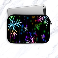 Snowflakes Lights Apple Ipad Mini Zipper Cases by artworkshop