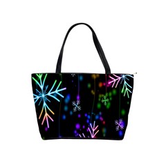 Snowflakes Lights Classic Shoulder Handbag