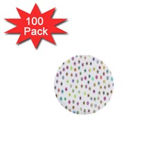 Snow Winter Ice Cold 1  Mini Buttons (100 Pack)  by artworkshop