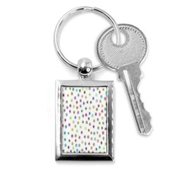 Snow Winter Ice Cold Key Chain (rectangle) by artworkshop