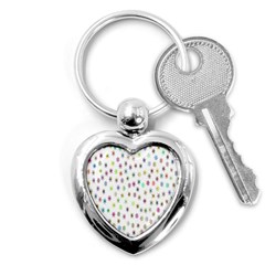 Snow Winter Ice Cold Key Chain (heart) by artworkshop