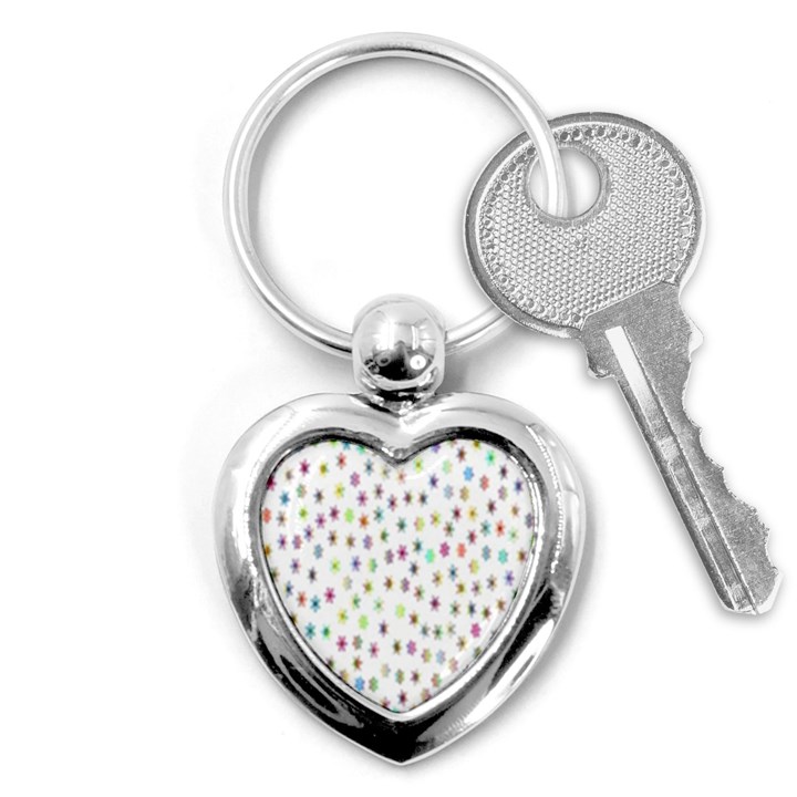 Snow Winter Ice Cold Key Chain (Heart)