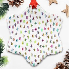 Snow Winter Ice Cold Ornament (snowflake) by artworkshop