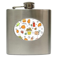 Set Child Fun Funny Collection Hip Flask (6 Oz) by artworkshop