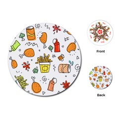 Set Child Fun Funny Collection Playing Cards Single Design (round) by artworkshop