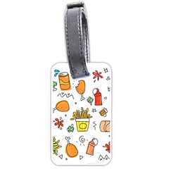 Set Child Fun Funny Collection Luggage Tag (one Side) by artworkshop