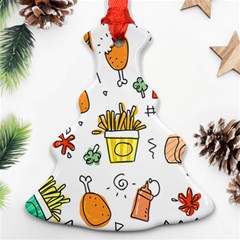 Set Child Fun Funny Collection Christmas Tree Ornament (two Sides) by artworkshop