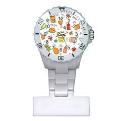 Set Child Fun Funny Collection Plastic Nurses Watch by artworkshop