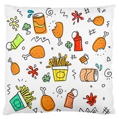 Set Child Fun Funny Collection Standard Flano Cushion Case (one Side) by artworkshop