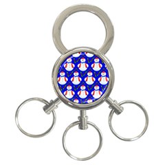 Seamless  Repeating Pattern 3-ring Key Chain by artworkshop