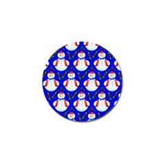 Seamless  Repeating Pattern Golf Ball Marker by artworkshop