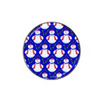 Seamless  Repeating Pattern Hat Clip Ball Marker Front