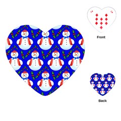 Seamless  Repeating Pattern Playing Cards Single Design (heart) by artworkshop