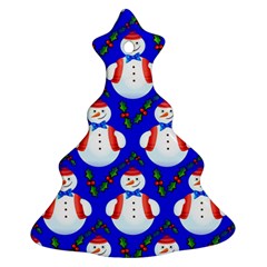 Seamless  Repeating Pattern Christmas Tree Ornament (two Sides) by artworkshop