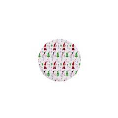 Santa Claus Snowman Christmas 1  Mini Buttons