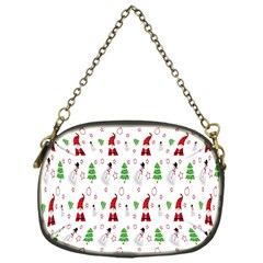 Santa Claus Snowman Christmas Chain Purse (one Side) by artworkshop