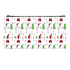 Santa Claus Snowman Christmas Pencil Case by artworkshop