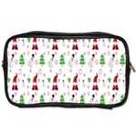 Santa Claus Snowman Christmas Toiletries Bag (One Side) Front