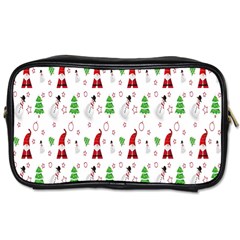 Santa Claus Snowman Christmas Toiletries Bag (two Sides) by artworkshop